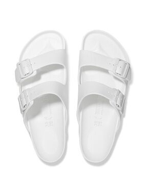 Birkenstock 7.5 EVA Arizona Double Buckle Slide Sandals Beach Pool Casual Preppy
